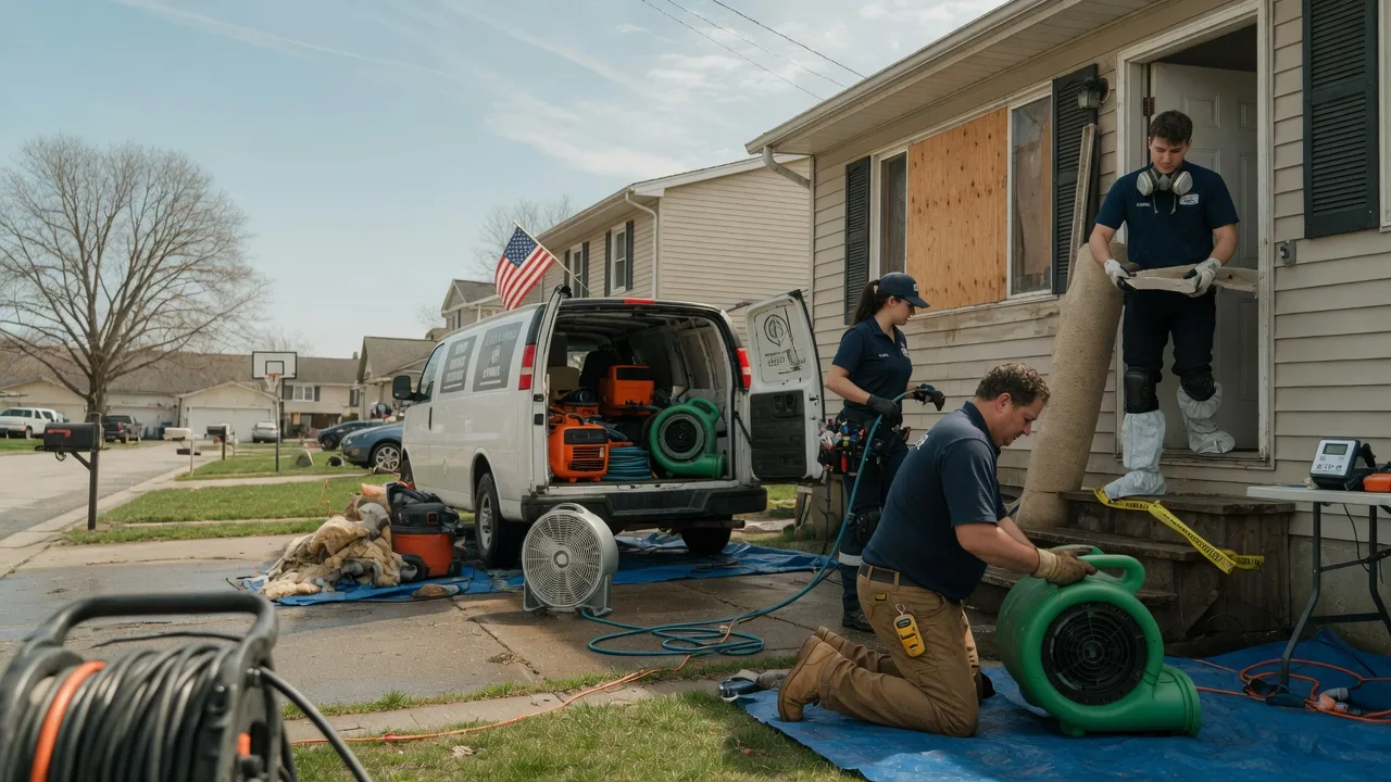 Water Damage Restoration in Meridian, MS near me